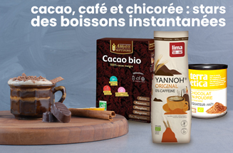 Cacao, café et chicorée : stars des boissons instantanées !