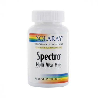 Spectro Multi-vitamaines et Minéraux 60 Capsules SOLARAY