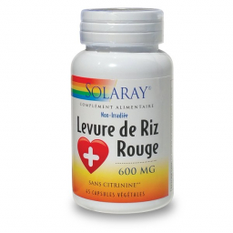 Levure De Riz Rouge 45 Capsules SOLARAY