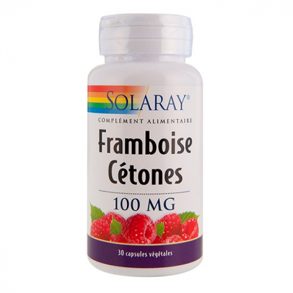 Cétones de Framboise 30 Capsules SOLARAY - Belvibio