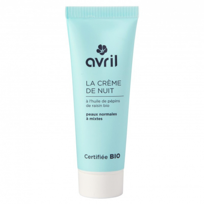 Crème De Nuit Bio Peaux Normales Et Mixtes 50ml AVRIL