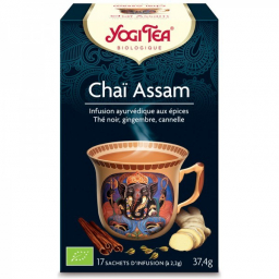 Infusion Chaï Assam Bio 17 Sachets 2,2g YOGI TEA