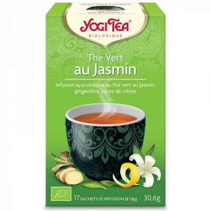 Thé Vert Au Jasmin Bio 17 Sachets 1,8g YOGI TEA