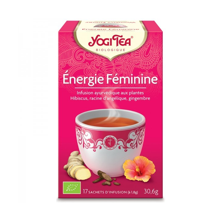 Infusion Énergie Féminine Bio 17 Sachets 1,8g YOGI TEA