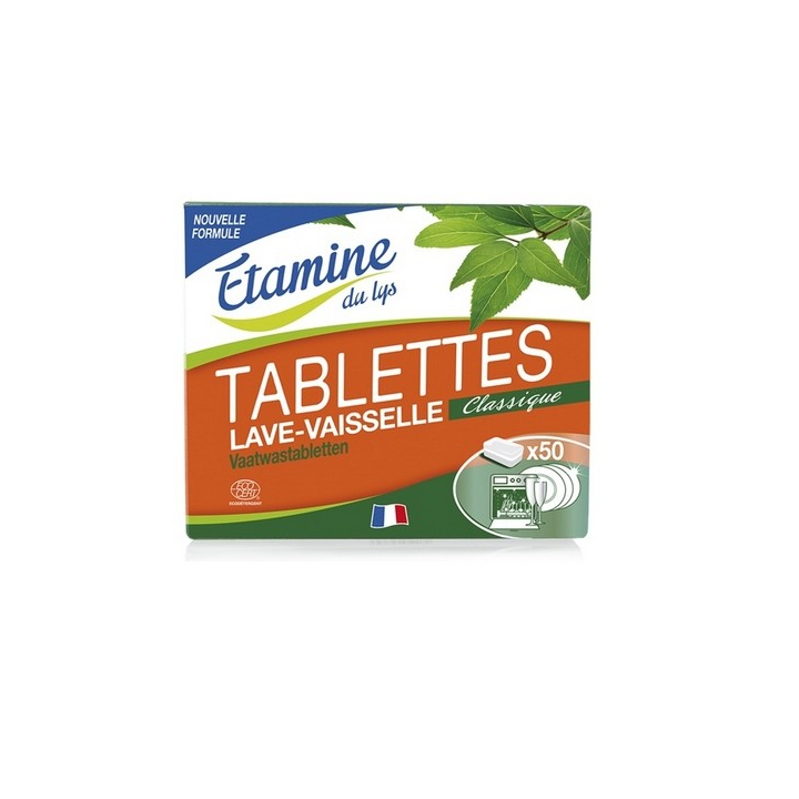 Tablettes Lave Vaisselle 25 Unités ETAMINE DU LYS - Belvibio