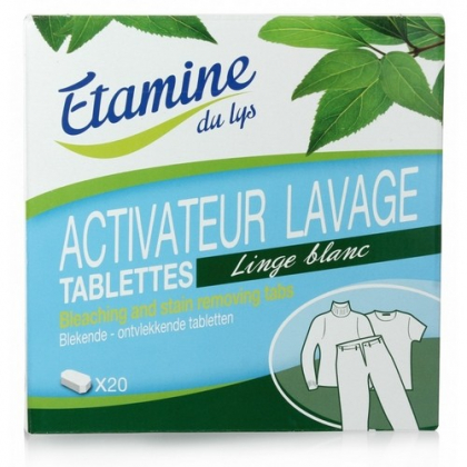 Activateur Linge Blanc 20 Tablettes ETAMINE DU LYS