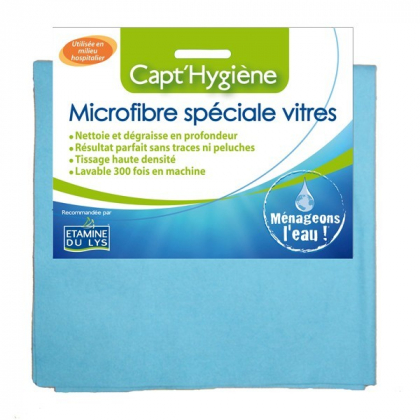 Microfibre Spéciale Vitres CAPT'HYGIENE