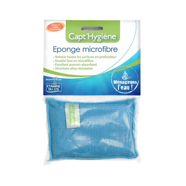 Éponge Microfibre CAPT'HYGIENE