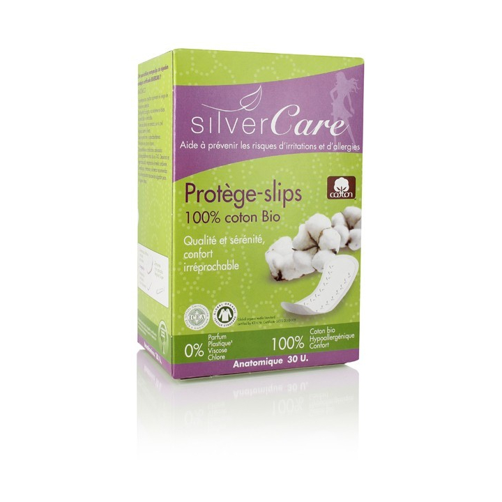 Protèges Slips Anatomiques 30 Pièces SILVER CARE