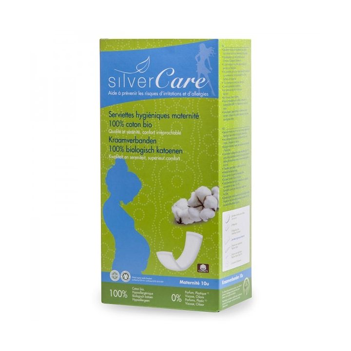 Serviette Maternité 10 Pièces SILVERCARE