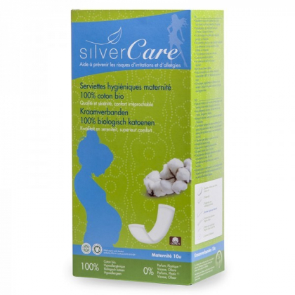 Serviette Maternité 10 Pièces SILVERCARE