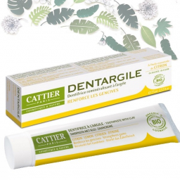 Dentifrice Adultes Dentargile Citron Bio 75ml CATTIER