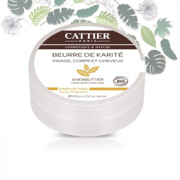 Beurre de Karité Bio Parfum Miel 100g CATTIER