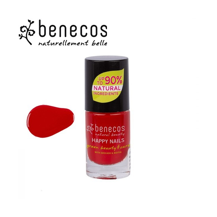 Vernis à Ongles Rouge Tendance Vegan 5ml BENECOS