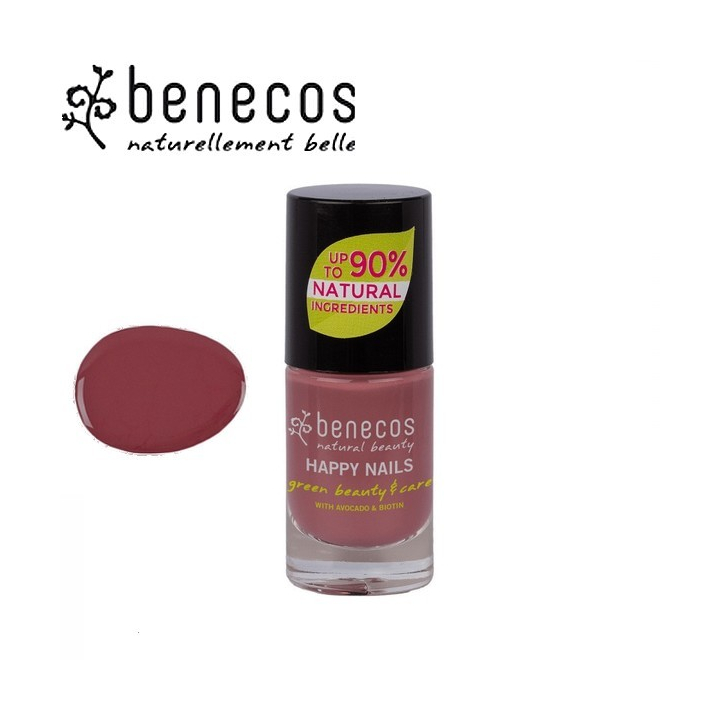 Vernis à Ongles Vieux Rose Vegan 5ml BENECOS