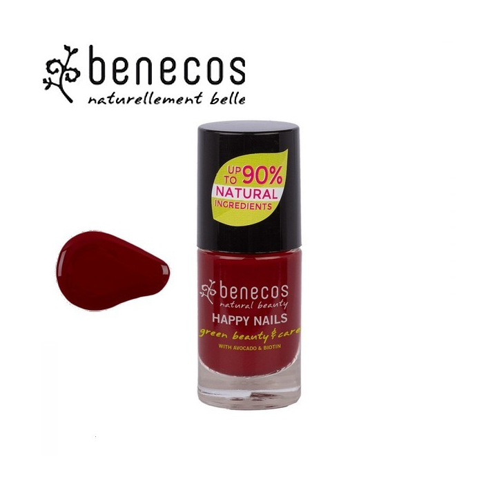 Vernis à Ongles Rouge Cerise Vegan 5ml BENECOS