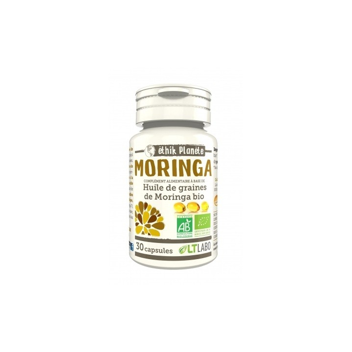 Huile de Graines de Moringa - 30 capsules