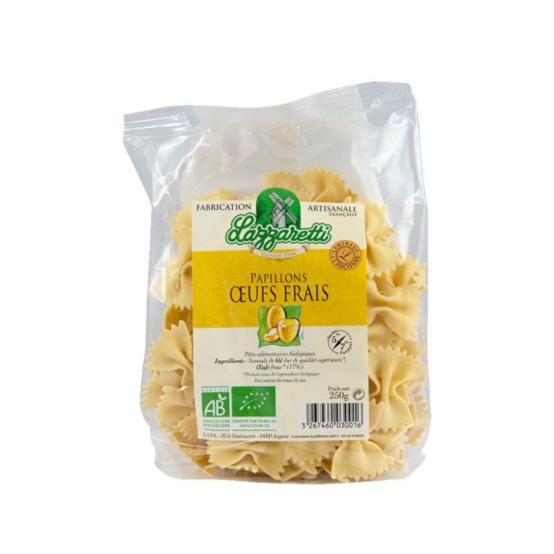 Pâtes fraîches tagliatelles bio 250 g 