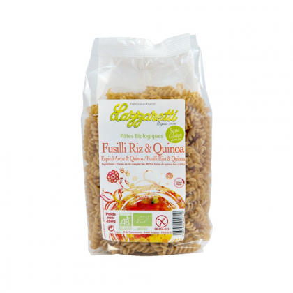 Fusilli riz et quinoa sans gluten - 250g