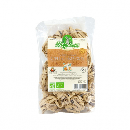 Tagliatelles aux cèpes et châtaignes 250g - Lazzaretti