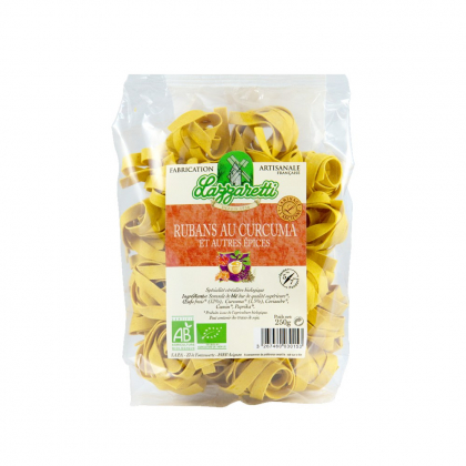 Rubans au curcuma et aux épices 250g - Lazzaretti