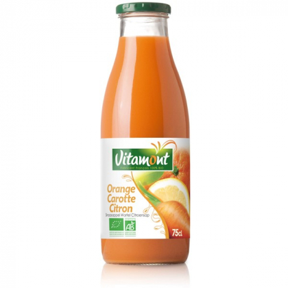 Pur jus d’orange, carotte et citron - 75cL