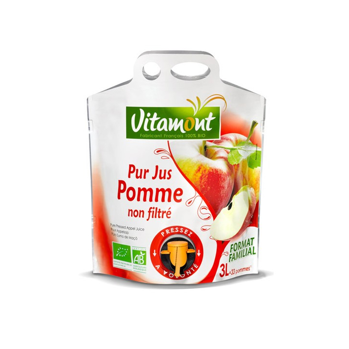 Pur jus de pomme non filtré - 3L