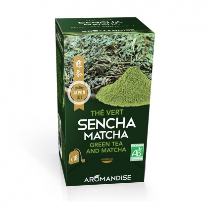 Thé vert Sencha et macha - 18 infusettes