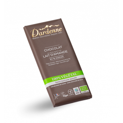 Chocolat lait 100% végétal - 100g