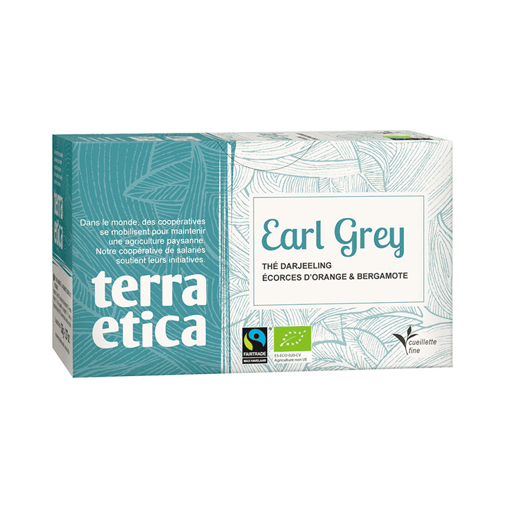 Thé noir Earl grey - 20 sachets