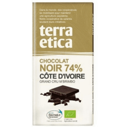 Chocolat noir 74% Côte d'Ivoire - 100g