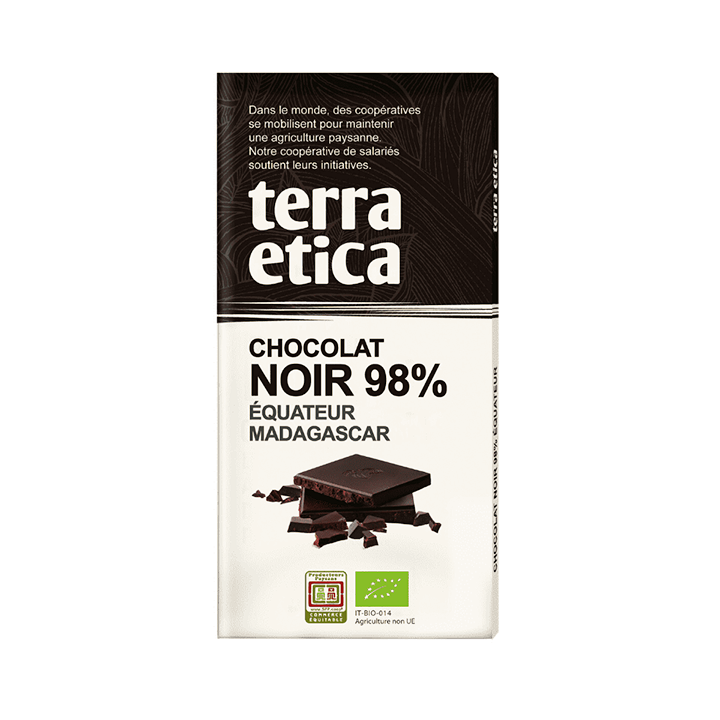 Chocolat noir 98% Equateur - 100g