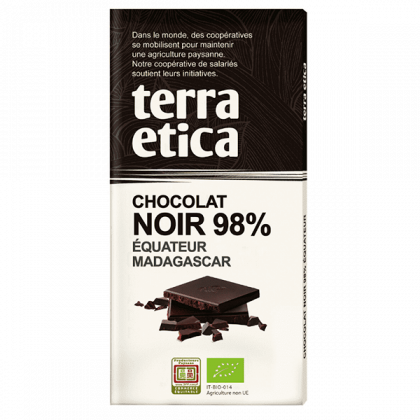 Chocolat noir 98% Equateur - 100g