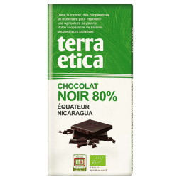 Chocolat noir 80% Equateur Nicaragua - 100g