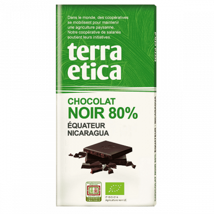 Chocolat noir 80% Equateur Nicaragua - 100g