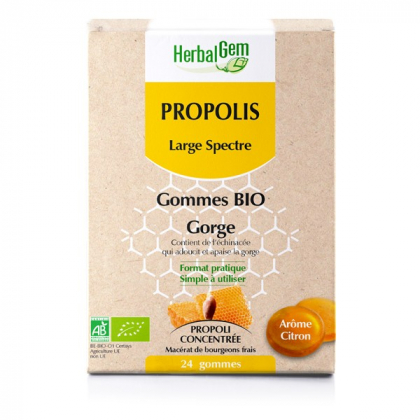 Gommes de Propolis large spectre