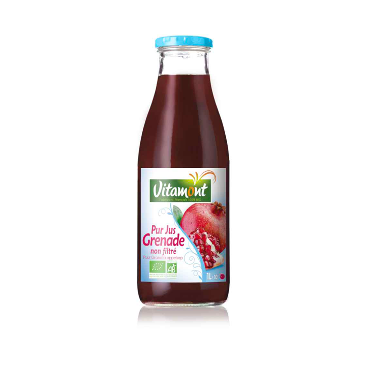 Pur jus de granade non filtré - 75cl