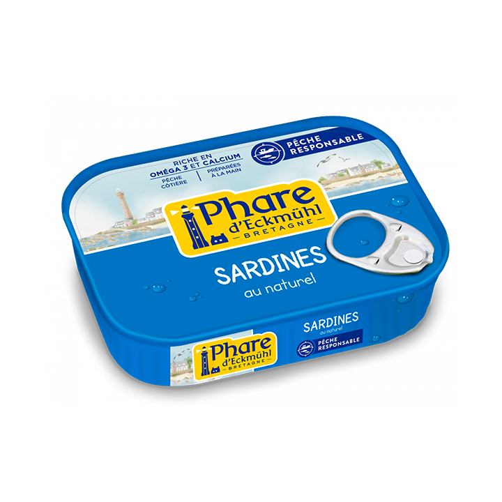 Sardines au naturel - 135g