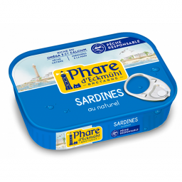 Sardines au naturel - 135g