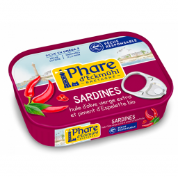 Sardines au piment d'espelette - 135g