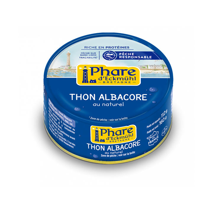 Thon albacore au naturel - 160g