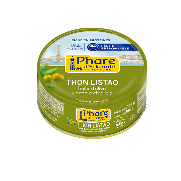 Thon listao huile d'olive - 160g