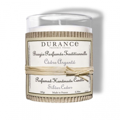 Bougie parfumée - Cèdre argenté - 180g