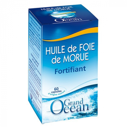 Huile De Foie De Morue - 60 Capsules - Grand Océan - Yves Ponroy