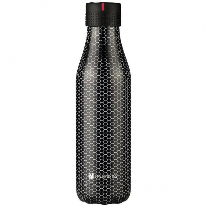 Bouteille isotherme - Métal texturé - 500mL
