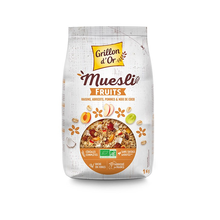 Muesli familial aux fruits - 1kg