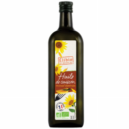 Huile de cuisson désodorisée bio - 1L