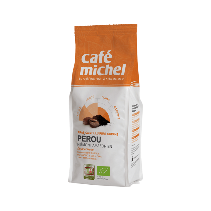 Café bio moulu - Pérou - 250g