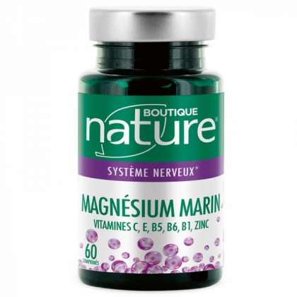 Magnésium marin 60 Comprimés BOUTIQUE NATURE