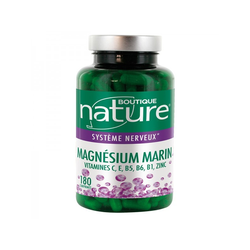 Magnésium Marin - Détente et relaxation - 180 comprimés | Boutique ...